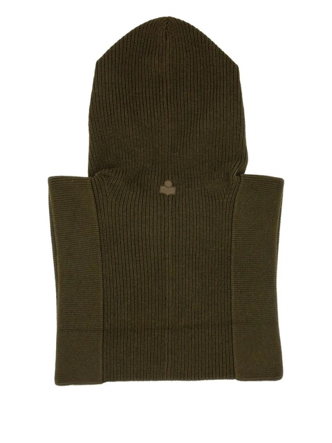 ISABEL MARANT merino wool hood - Brown - zdjęcie produktu nr 2