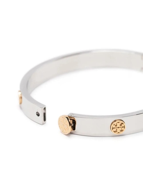 Tory Burch Miller Stud hinge bracelet - Silver - zdjęcie produktu nr 2