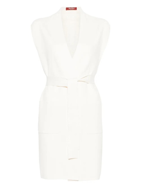 Max Mara belted gilet - White - zdjęcie produktu nr 1