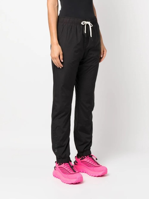 Moncler Grenoble logo-print drawstring track pants - Black - zdjęcie produktu nr 2