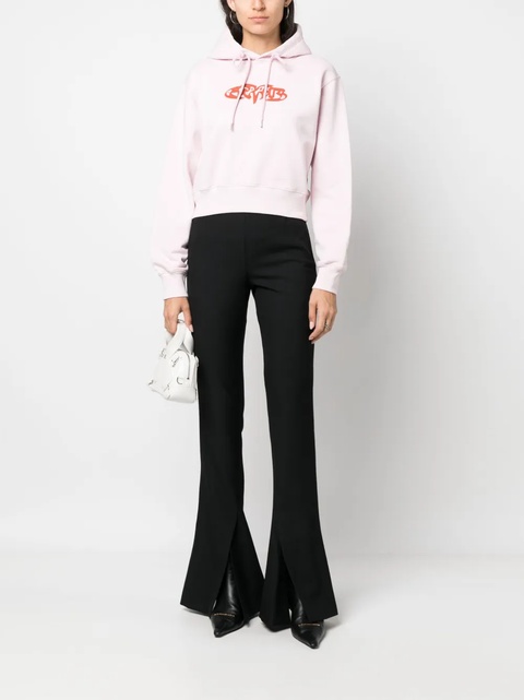 AMBUSH cropped cotton hoodie - Pink - zdjęcie produktu nr 2