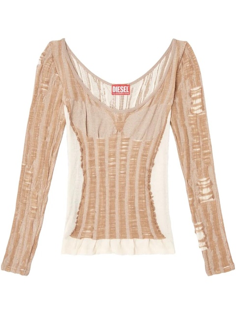 Diesel M-Calai top - Neutrals - zdjęcie produktu nr 1