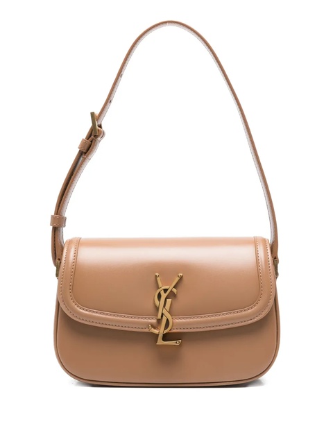 Saint Laurent mini Solferino logo-plaque shoulder bag - Brown - zdjęcie produktu nr 1