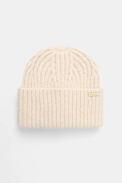 Barbour czapka Meryl Beanie kolor beżowy LHA0609 - zdjęcie produktu nr 1