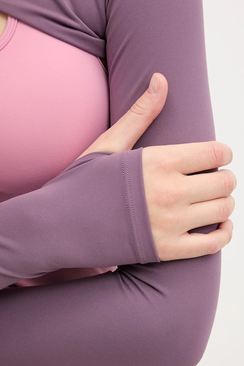 JOYINME longsleeve do jogi Ovi kolor fioletowy Ovi - zdjęcie produktu nr 2