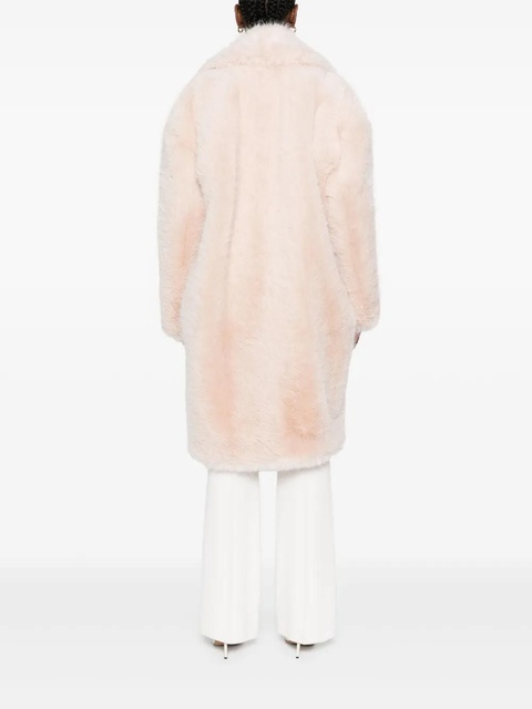 Sportmax faux-fur midi coat - Pink - zdjęcie produktu nr 2