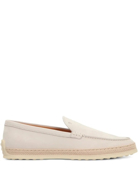 Tod's leather rope-trimmed-sole loafers - Neutrals - zdjęcie produktu nr 1