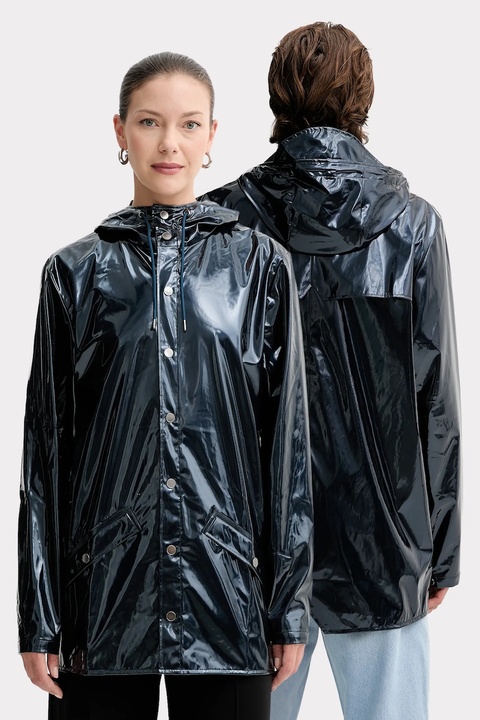 Rains kurtka 12010 Jacket kolor granatowy przejściowa 12010 - zdjęcie produktu nr 1