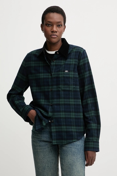 Miss Sixty koszula bawełniana damska kolor niebieski regular z kołnierzykiem klasycznym 6S4XJ08700 - zdjęcie produktu nr 1