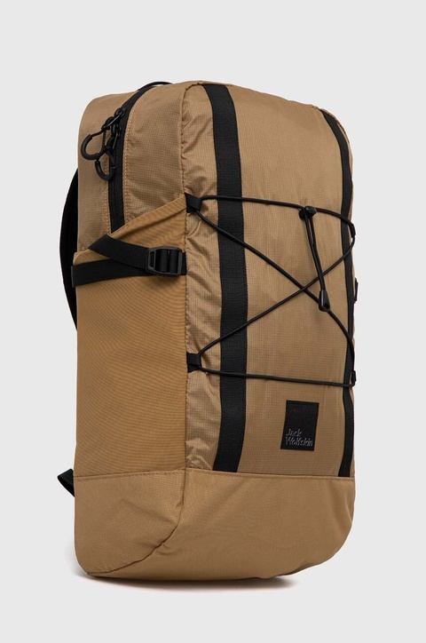 Jack Wolfskin plecak WANDERTHIRST 20 kolor brązowy duży gładki - zdjęcie produktu nr 1