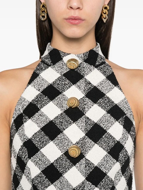 Balmain halterneck mini dress - Black - zdjęcie produktu nr 2