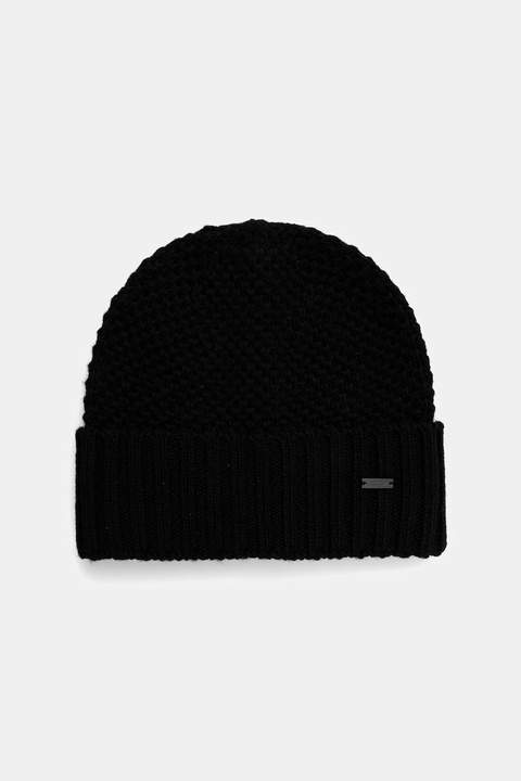 Armani Exchange czapka wełniana kolor czarny XW001499 AF16604 - zdjęcie produktu nr 1