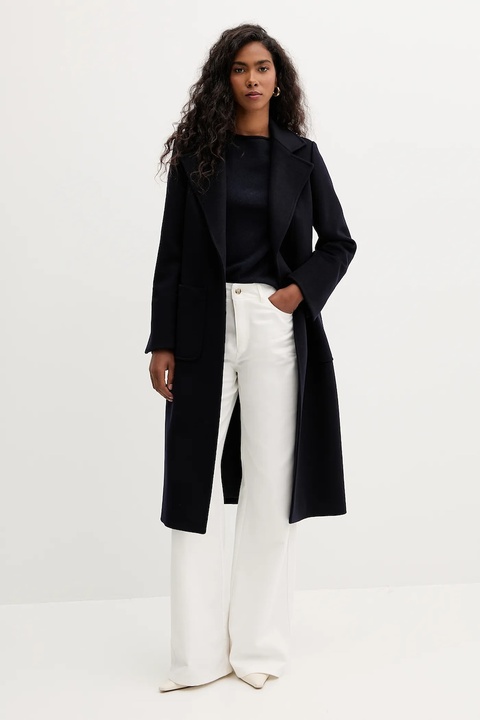 Marella sweter kaszmirowy damski kolor granatowy lekki 2523366271200 - zdjęcie produktu nr 1