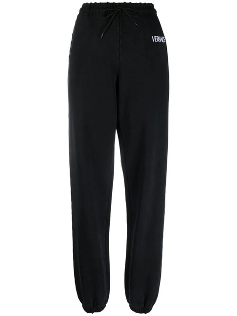 Versace logo-print track pants - Black - zdjęcie produktu nr 1