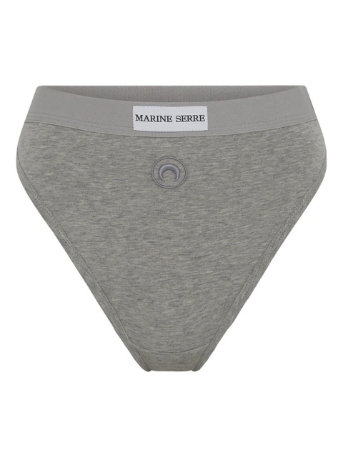 Marine Serre Moon-logo jersey briefs - Grey - zdjęcie produktu nr 2