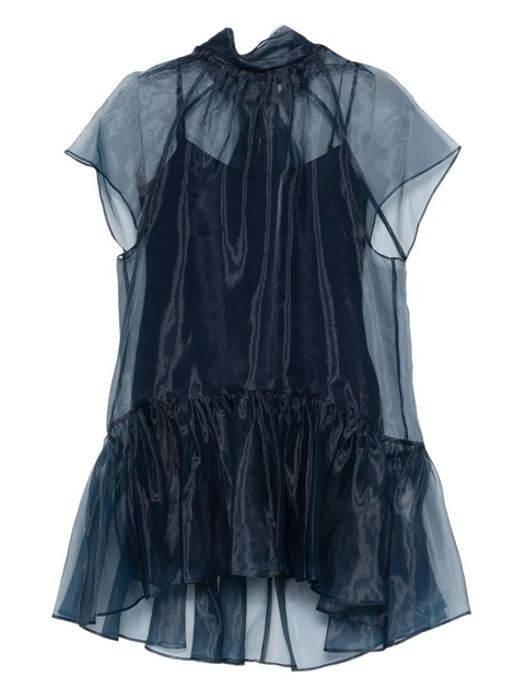 Simkhai Beaux ruffled mini dress - Blue - zdjęcie produktu nr 1