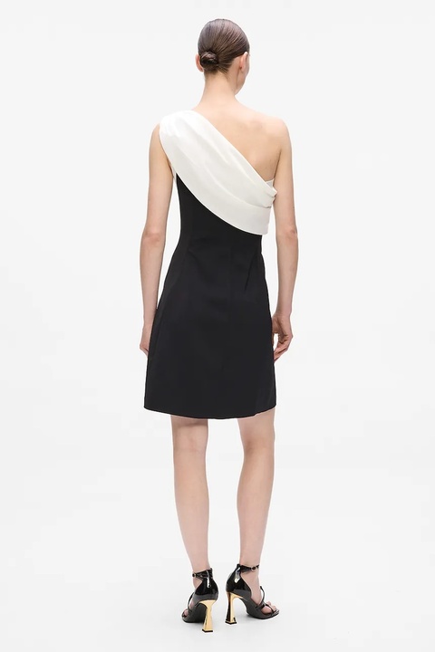 Karl Lagerfeld sukienka kolor czarny mini prosta A4W13045 - zdjęcie produktu nr 1