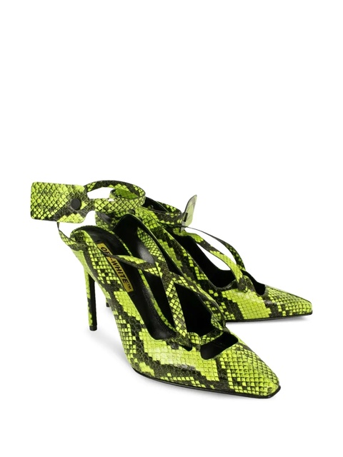 Off-White Warped pumps - Green - zdjęcie produktu nr 2
