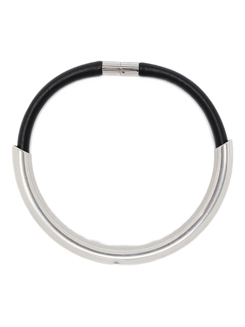 ISABEL MARANT cord-leather necklace - Silver - zdjęcie produktu nr 2