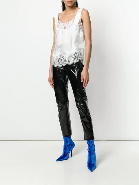 Givenchy lace trim vest top - White - zdjęcie produktu nr 2