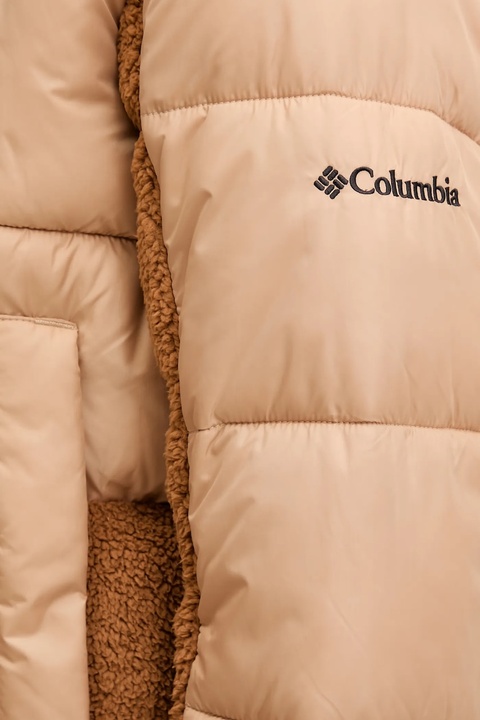 Columbia kurtka Leadbetter Point kolor brązowy zimowa 2085602 - zdjęcie produktu nr 2