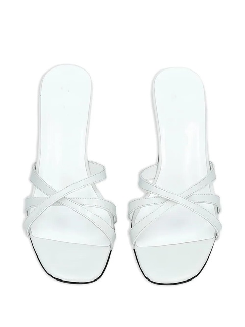 BY FAR Julie criss-cross sandals - White - zdjęcie produktu nr 1