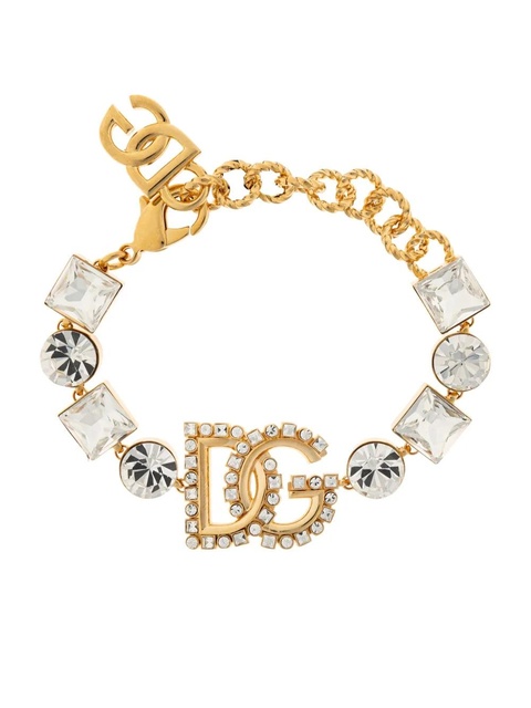 Dolce & Gabbana logo-plaque bracelet - Gold - zdjęcie produktu nr 1