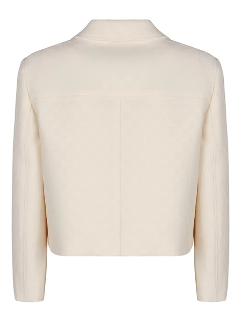 Gucci crêpe de chine jacket - White - zdjęcie produktu nr 2