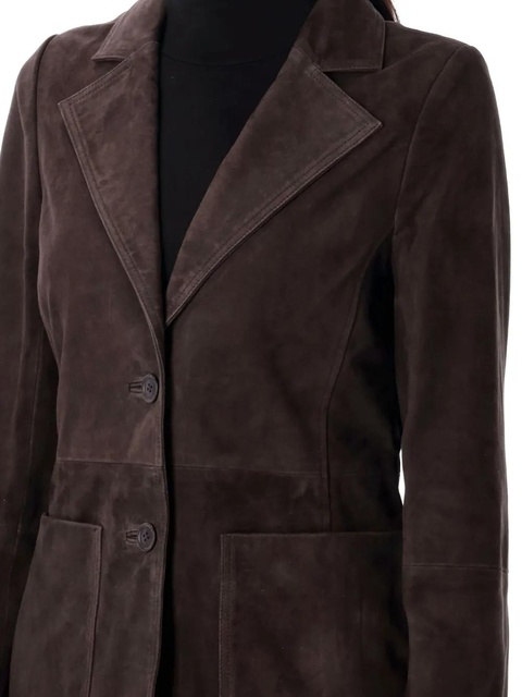 Róhe suede single-breasted blazer - Brown - zdjęcie produktu nr 2
