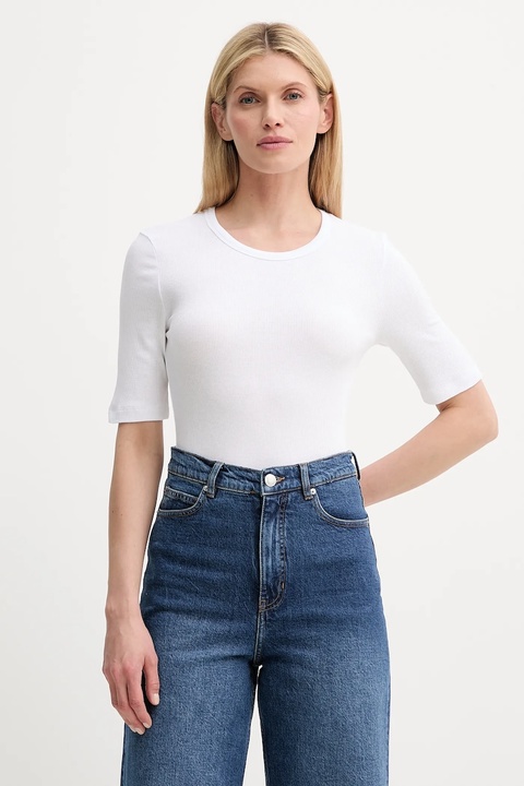 MUNTHE t-shirt MUTULA damski kolor biały 247112424769 - zdjęcie produktu nr 1