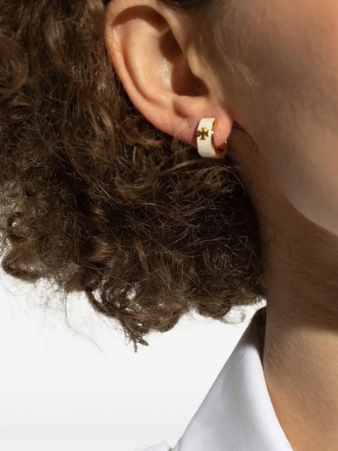 Tory Burch Kira Huggie earrings - Gold - zdjęcie produktu nr 2