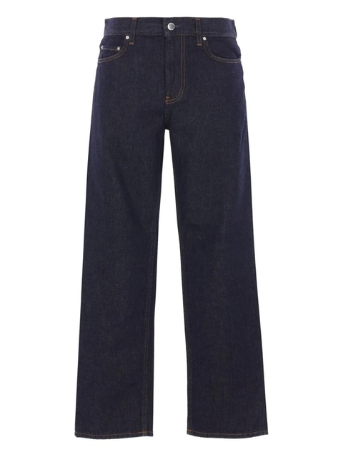 TOTEME logo-patch jeans - Blue - zdjęcie produktu nr 1