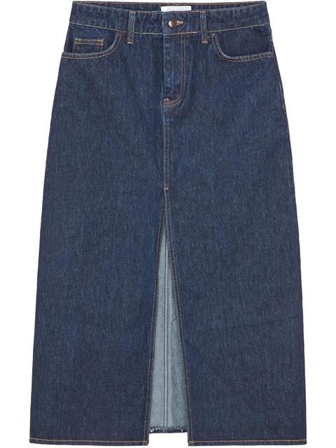 16Arlington Ille front-slit denim midi skirt - Blue - zdjęcie produktu nr 1
