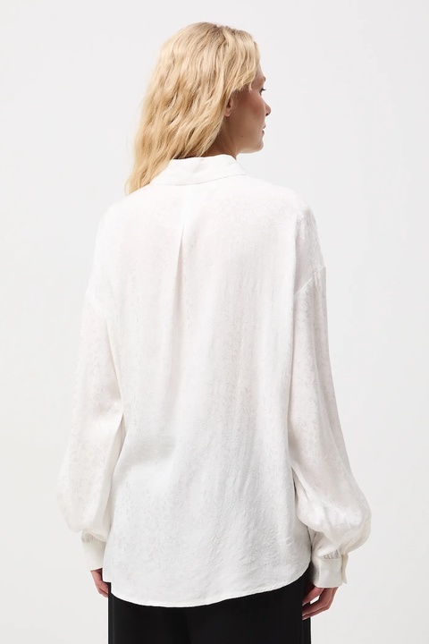 Medicine koszula damska kolor beżowy regular z kołnierzykiem klasycznym - zdjęcie produktu nr 2