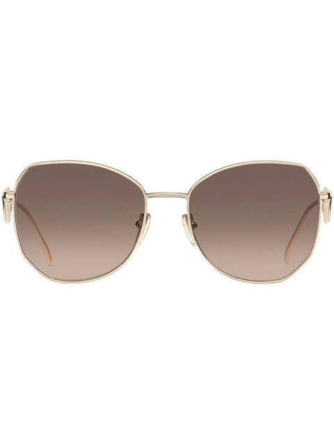 Prada Eyewear Symbole oversize-frame sunglasses - Gold - zdjęcie produktu nr 1