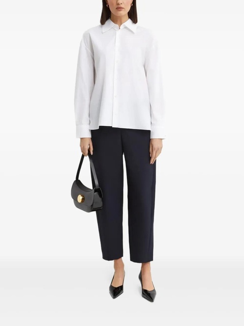 Marni embroidered-cuff cotton shirt - White - zdjęcie produktu nr 1