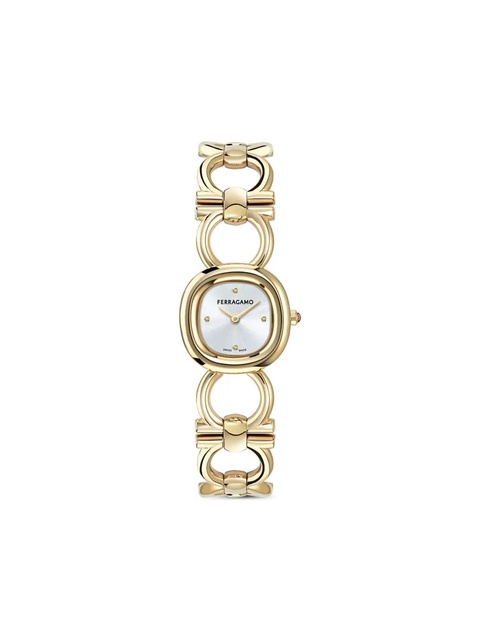 Ferragamo Double Gancini 25mm - White - zdjęcie produktu nr 1