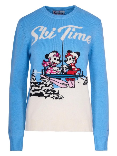 MC2 Saint Barth Minnie and Mickey crewneck sweater - Blue - zdjęcie produktu nr 1