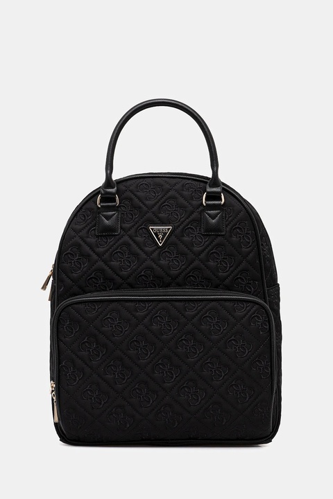 Guess plecak ADELASIA damski kolor czarny duży z aplikacją TWNB96 58030 - zdjęcie produktu nr 1