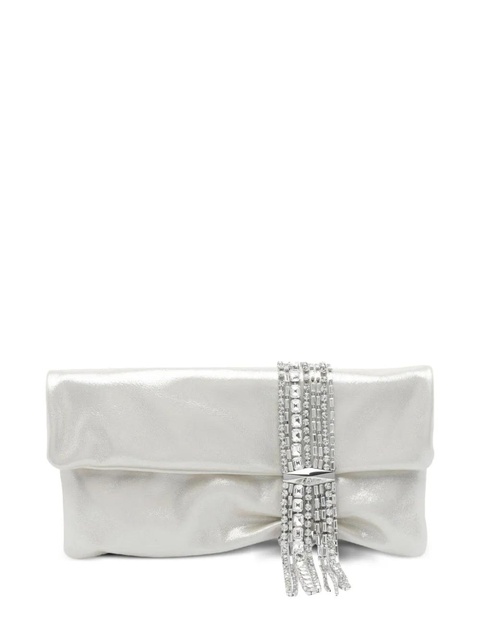 Jimmy Choo medium Zandra crystal-embellished clutch bag - Neutrals - zdjęcie produktu nr 1