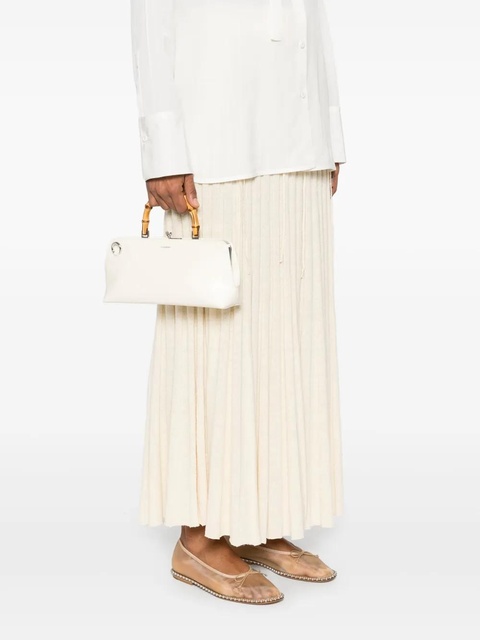 Jil Sander small leather tote bag - White - zdjęcie produktu nr 2