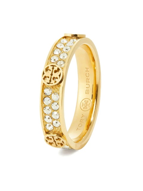 Tory Burch Miller rhinestone ring - Gold - zdjęcie produktu nr 1