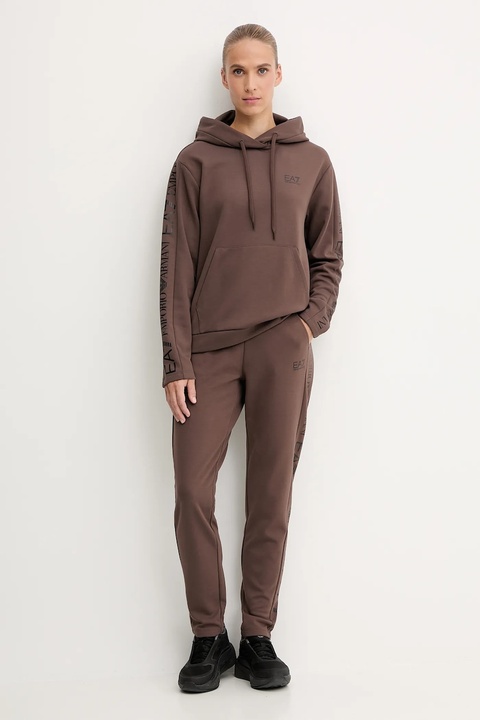EA7 Emporio Armani dres damski kolor brązowy AF10443.7W000116 - zdjęcie produktu nr 1
