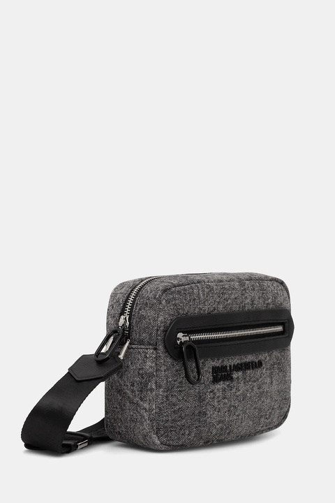 Karl Lagerfeld Jeans saszetka jeansowa kolor czarny B1M30250 - zdjęcie produktu nr 2