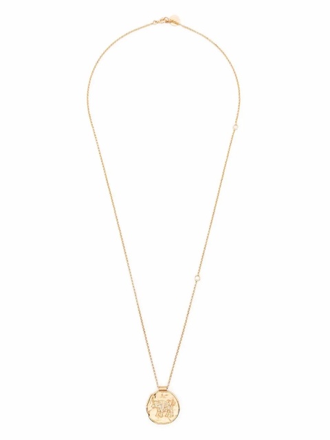 Maje Zodiac medal necklace - Gold - zdjęcie produktu nr 2