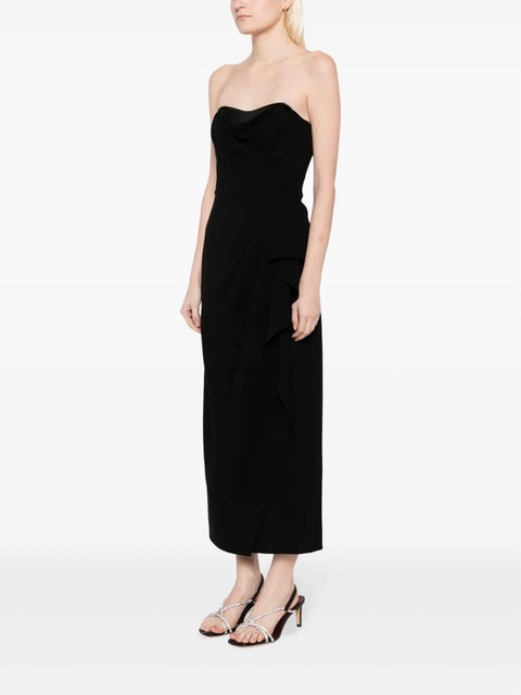 Simkhai Keelan draped-detail dress - Black - zdjęcie produktu nr 1