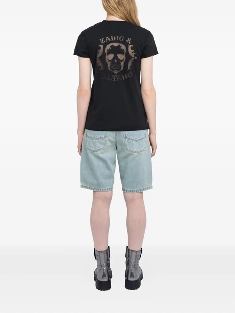 Zadig&Voltaire v-neck logo t-shirt - Black - zdjęcie produktu nr 2