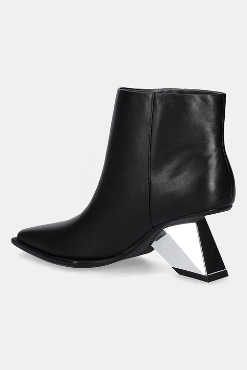 United Nude botki skórzane Rockit Pull On Bootie kolor czarny na słupku 109470116 - zdjęcie produktu nr 2