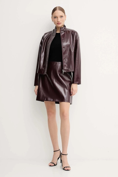 Marc Aurel spódnica kolor bordowy mini prosta 2326-2021-93454 - zdjęcie produktu nr 2