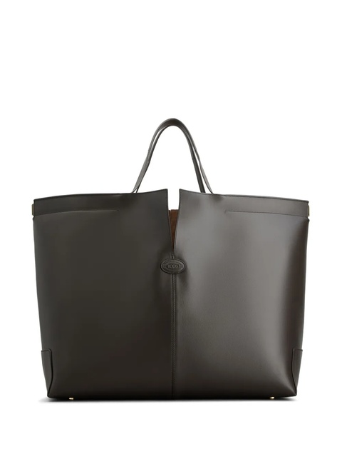 Tod's medium Di Folio tote bag - Brown - zdjęcie produktu nr 1